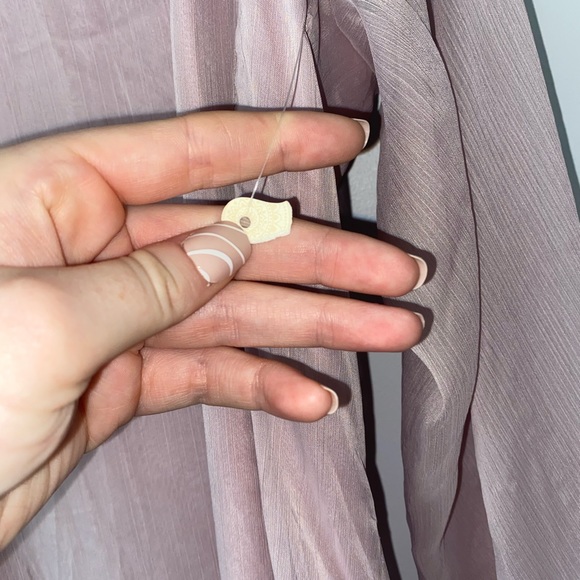 Altar’d State Darra Long Sleeve Open Back Beaded Swing Dress - Picture 9 of 15